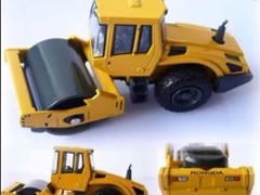 淘宝金酷娃玩具 全合金压路机车 合金汽车模型视频