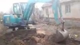 石川岛IHI60挖掘机现场施工视频 