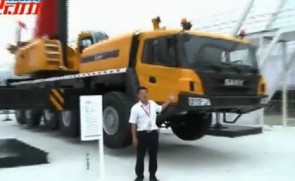 2011中国长沙工程机械展：三一重工62米全地面汽车起重机