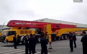 打破吉尼斯纪录的三一重工86米泵车展示会风采！