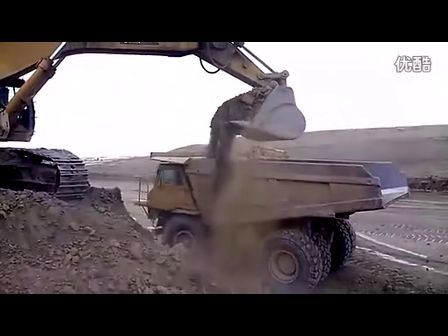 卡特Cat 385C LME挖掘机矿石挖掘施工视频
