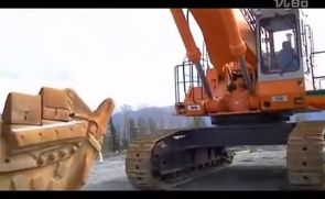 日立EX1100BE-3挖掘机展示视频