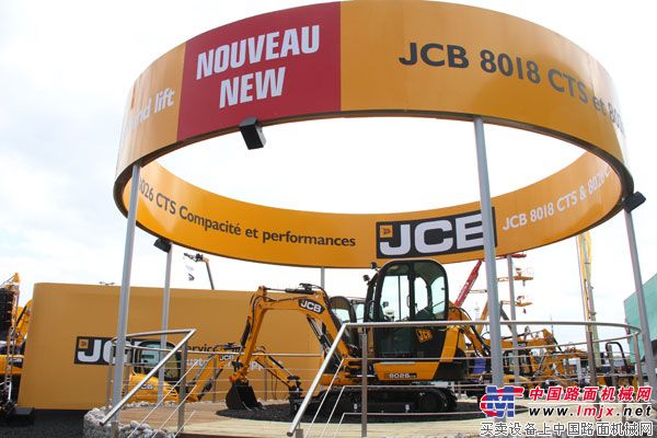 JCB展台已搭建完毕