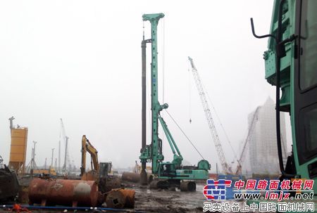 金泰旋挖成为广州黄沙南站公建配套项目桩基础施工主力军