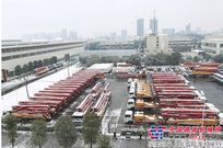三一平地机 铲冰除雪显身手