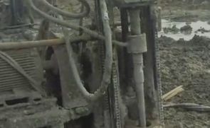 高压旋喷钻机在工地施工