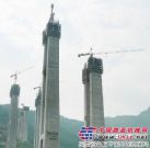 中联重科TC5013塔式起重机参建世界第一高桥