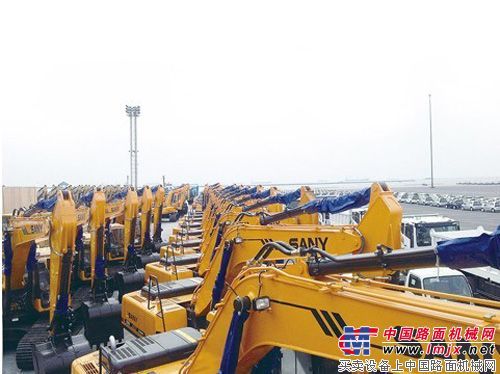 三一亚太大区：100台三一设备登陆泰国