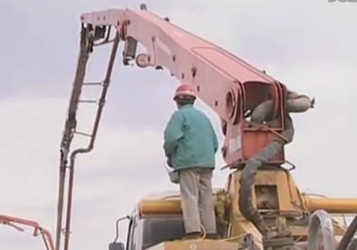 混凝土泵車操作工視頻錄像