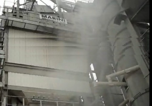 瑪連尼4000型瀝青混凝土生產片段