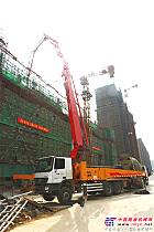 全球三桥最长全钢臂架50米泵车成功完成施工首秀