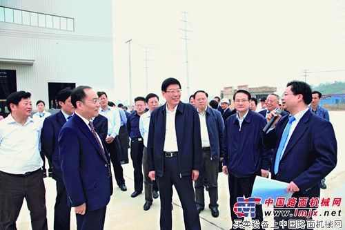 湖南省委书记徐守盛视察中联重科麓谷第二工业园