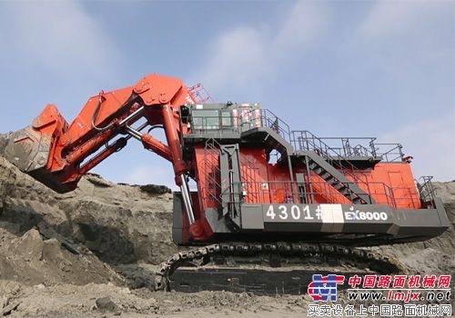 HITACHI日立EX8000E-6電驅動液壓挖掘機榮登中國