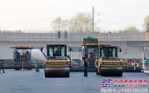 徐工成套筑机助力沈阳全运会城市路面建设