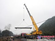 徐工起重机XCT80助力桂林路桥建设