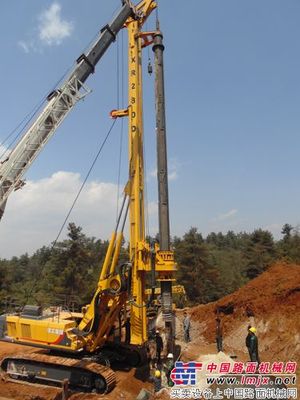 徐工旋挖钻助建沪昆高铁之基