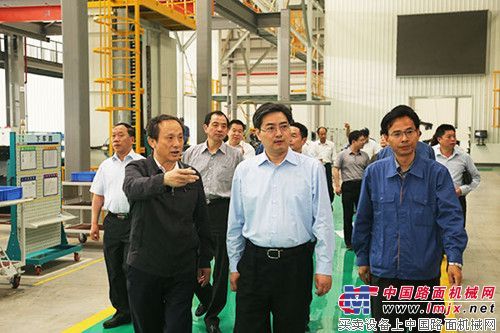徐州市市长朱民到徐工集团调研