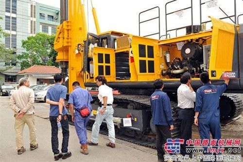 新加坡XR280D旋挖钻路演会成功召开