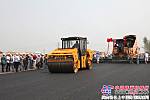 陝建機路麵機械成套新設備在西安成功亮相
