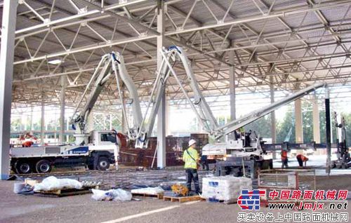 中聯重科：36米泵車助力德國寶馬轎車新廠房擴建項目