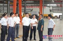 铁岭市副市长一行到山推抚起参观考察