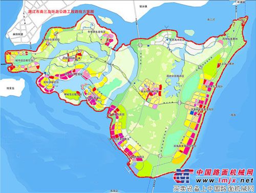 南三岛规划图图片
