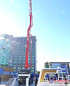 恒天九五新型55米混凝土泵车亮相北京展