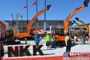 京城長野NKK挖掘機閃耀北京BICES2013展會