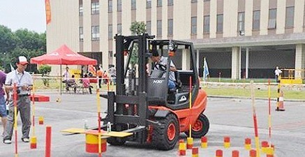 林德中国协办东莞市职工叉车岗位劳动竞赛