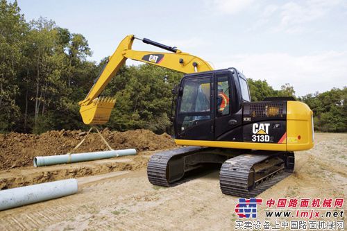 新型 Cat®313D 2 系列液压挖掘机