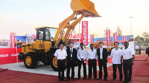 常林股份参加印度Excon2013工程机械展会