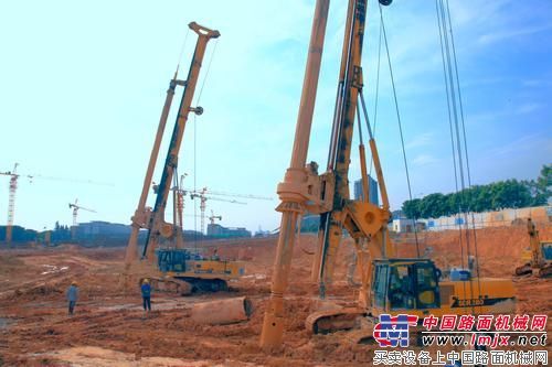 陕建机械SDR系列旋挖钻机为特区地铁建设做贡献