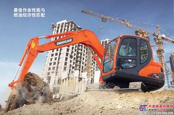 斗山DX75挖掘机——经济性价比优势突出