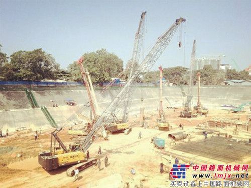 三一产品助建缅甸最大商住综合楼