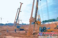 陝建機旋挖鑽助力深圳地鐵建設