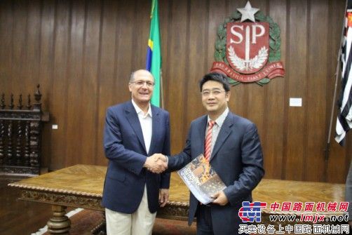 巴西圣保罗州州长奥克敏先生会见徐工一行