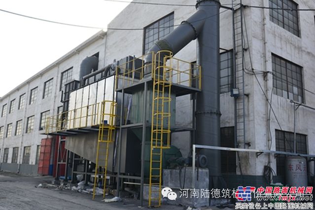 陆德公司天冿分公司研制的工业除尘设备正式投入使用