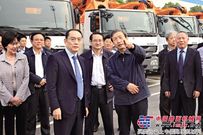 中共中央政治局委员、国务院副总理马凯视察中联重科