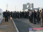 安徽省会领导到路桥华祥公司裕安项目观摩
