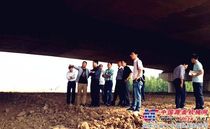 安徽省质监站领导到芜申运河荆三航道03标检查指导工作