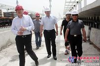 河南城际公司总经理杨树新到郑开城际铁路检查工作