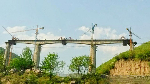 海子沟大桥图片