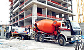 中联重科K1008R混凝土车载泵首秀土耳其