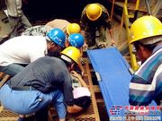 中交二航局装备分公司合肥地铁项目部举行“防高温突发事故”演习