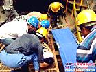 中交二航局装备分公司合肥地铁项目部举行“防高温突发事故”演习