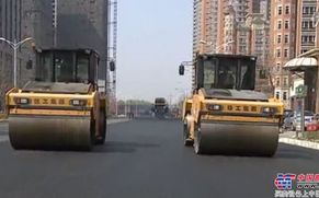 徐工道路成套筑路设备施工现场