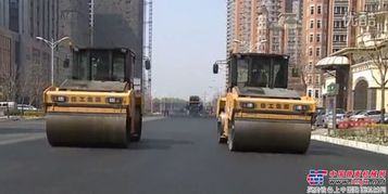 徐工道路成套筑路设备施工现场