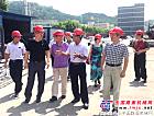 中國建材聯合會預拌砂漿分會領導到鐵拓機械參觀指導