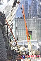 捷爾傑1850SJ為紐約世貿中心交通樞紐建設“大展身手”