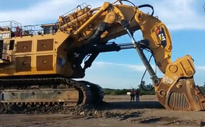 卡特彼勒 Cat 6090FS正铲挖掘机调试